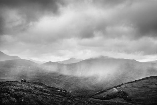 Rain over the highlands