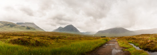 Looking back to Glen Coe