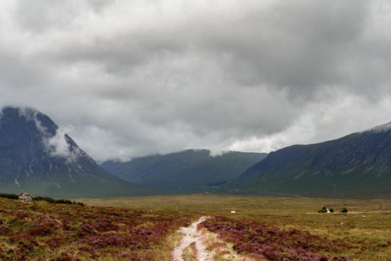 Looking back to Glen Coe