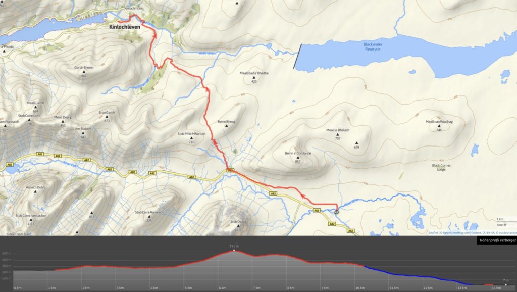 Day 2 - Kinlochleven to King's House Hotel