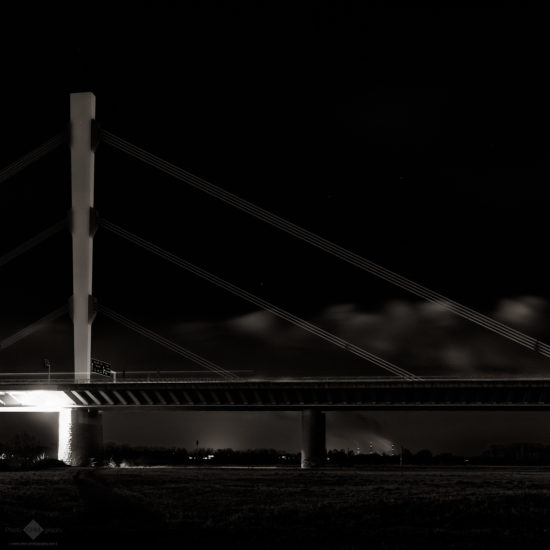 Highway Bridge at Night